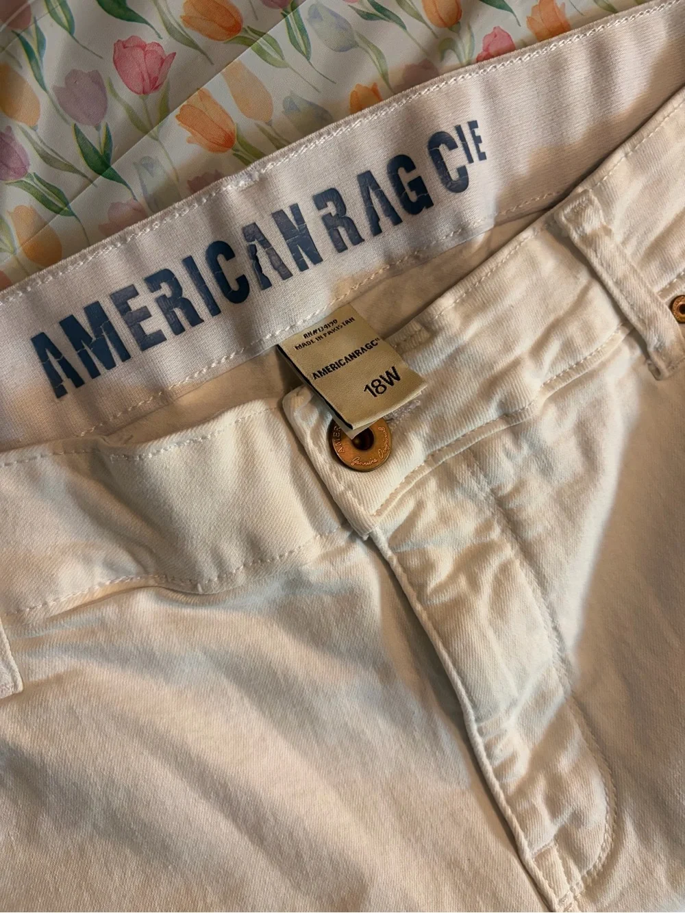 American Rag White Denim Shorts